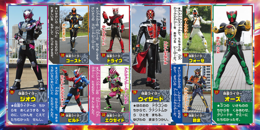 Kamen Rider My-Th apresenta 43 Kamen Riders em novo guia