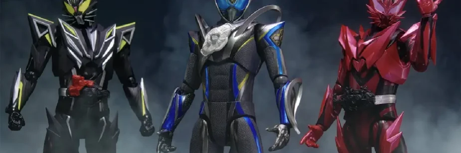 Kamen Rider My-th estreia linha da Bandai com bonecos articulados