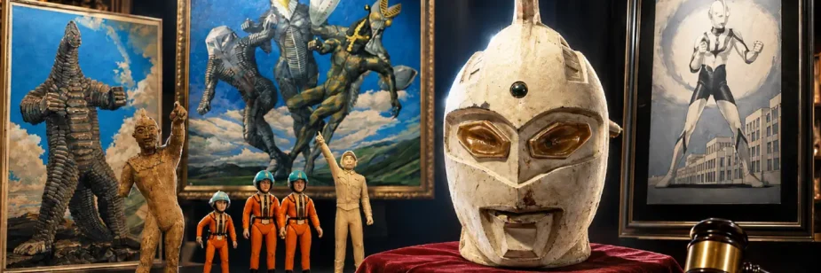 Leilão tem peças de Ultraman que podem valer milhares de dólares