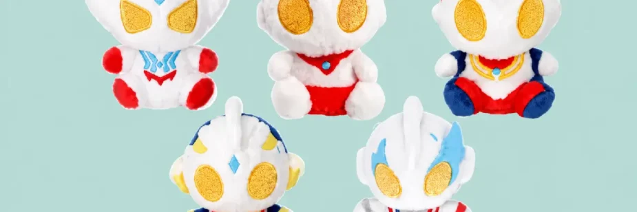 Personagens de Ultraman ganham pelúcias em nova coleção