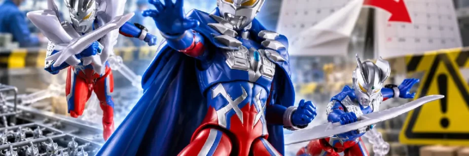 Bandai adia boneco de Ultraman Zero após falha na produção