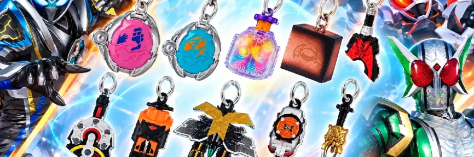 Bandai coloca sete Kamen Riders em acessórios Gashapon