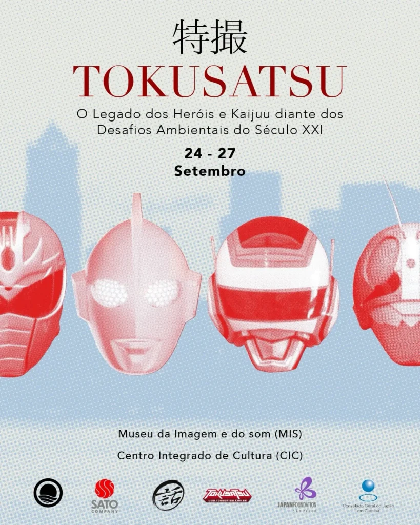 Florianópolis recebe exposição de tokusatsu com entrada gratuita