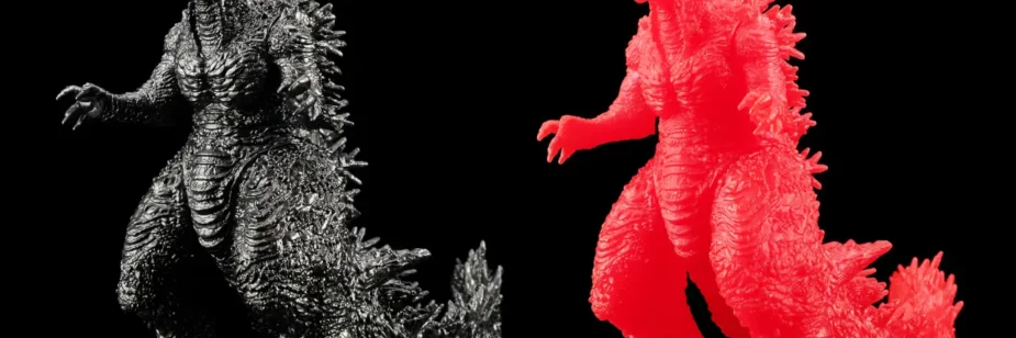 Godzilla 2026 ganha versões preta metálica e vermelha translúcida