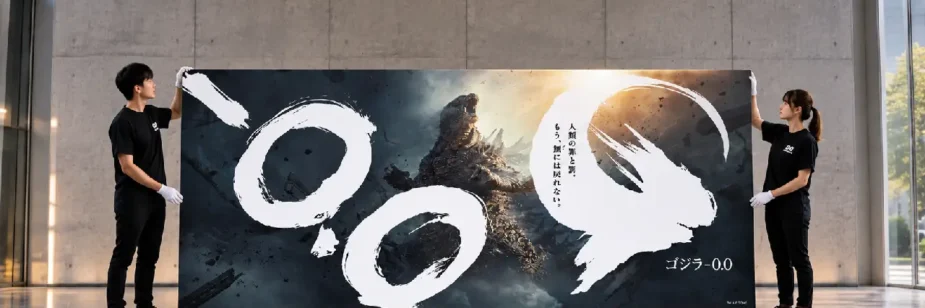 Godzilla Minus Zero ganha ingresso de cinema de 3,6 metros