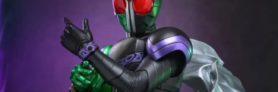 Hot Toys transforma Kamen Rider W em boneco de 31 cm com olhos iluminados