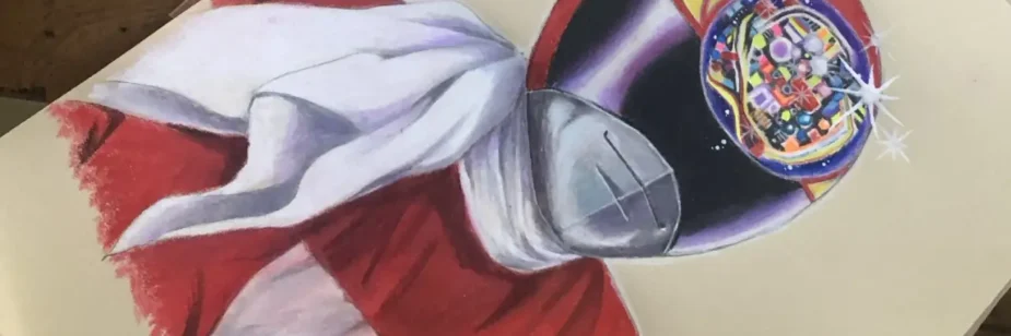 Intérprete de Denzi Red em Gozyuger desenha o próprio herói