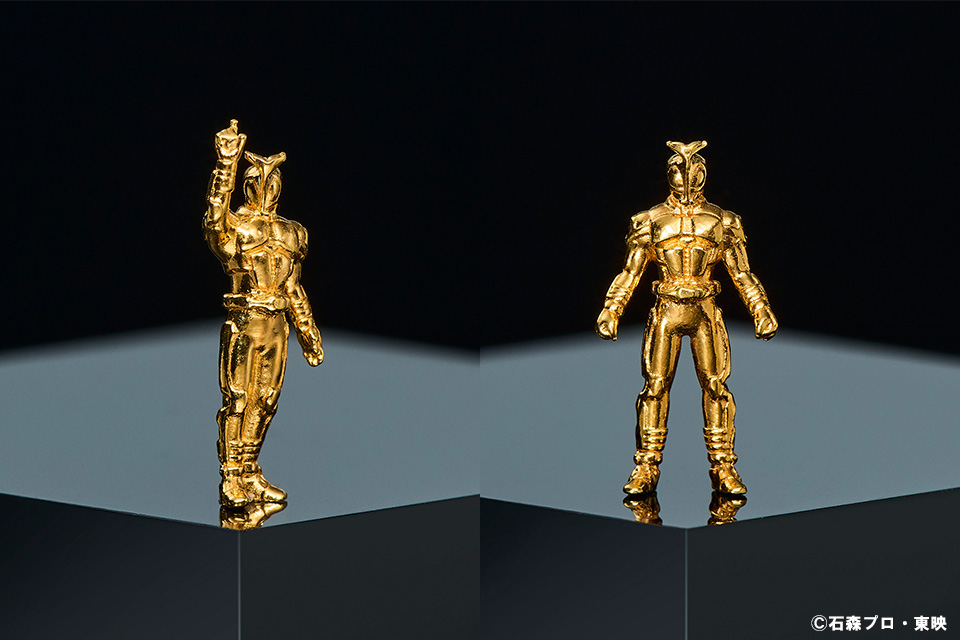 Kamen Riders ganham peças de ouro puro que custam mais de R$ 2 mil