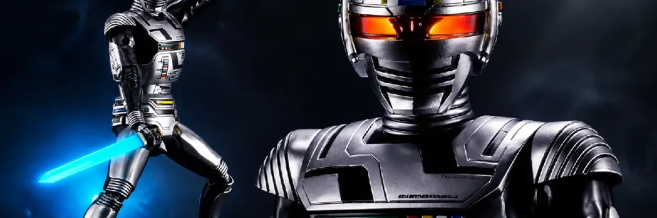 Novo boneco do Gavan faz os olhos e a espada parecerem acesos
