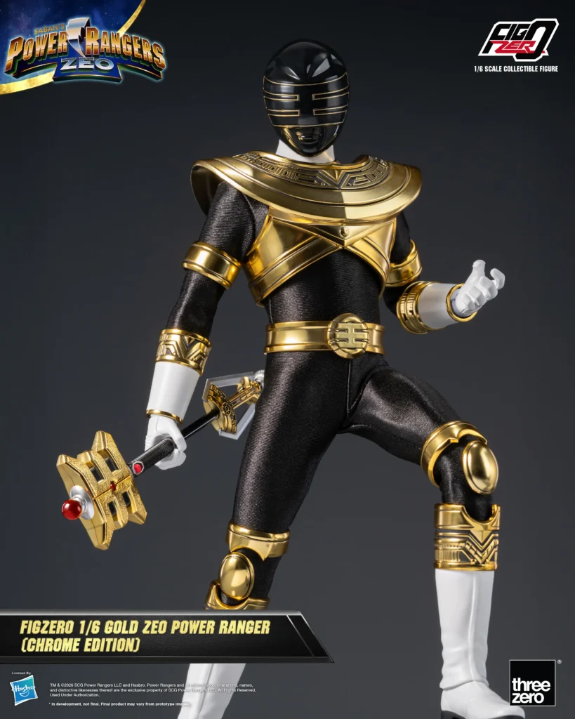 Power Rangers Zeo ganha boneco do Ranger Dourado premium