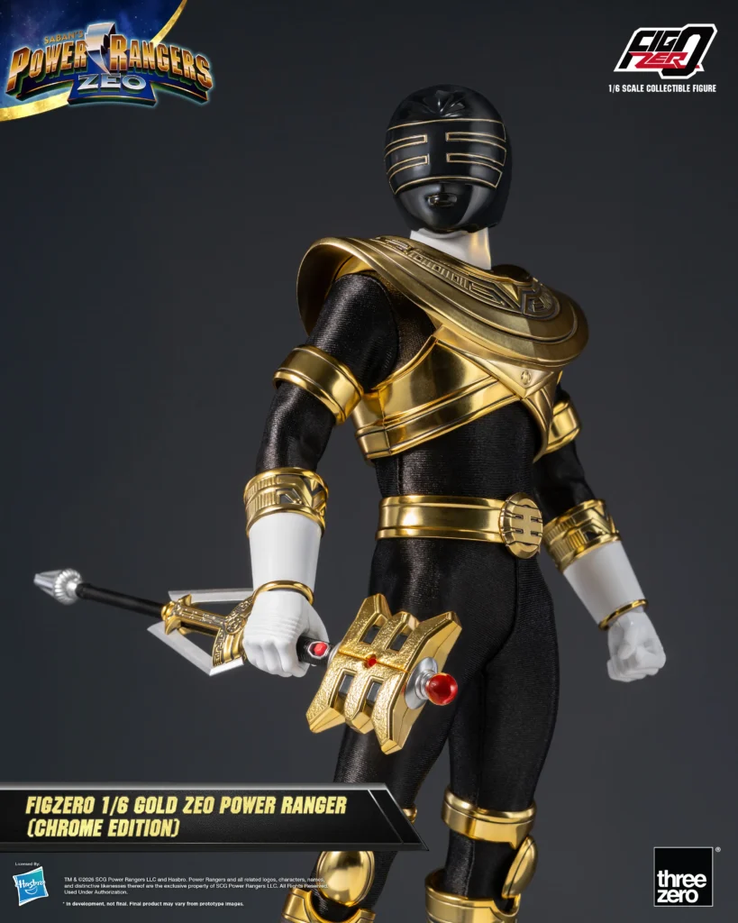Power Rangers Zeo ganha boneco do Ranger Dourado premium