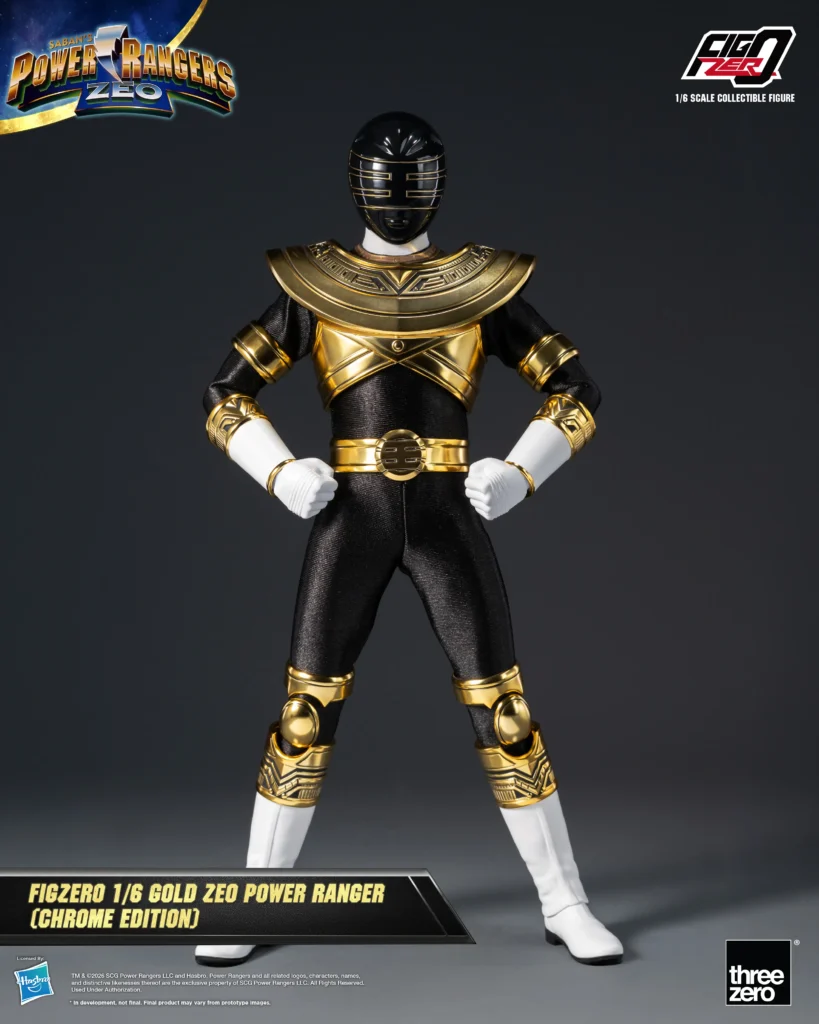 Power Rangers Zeo ganha boneco do Ranger Dourado premium
