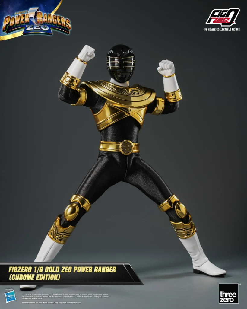 Power Rangers Zeo ganha boneco do Ranger Dourado premium
