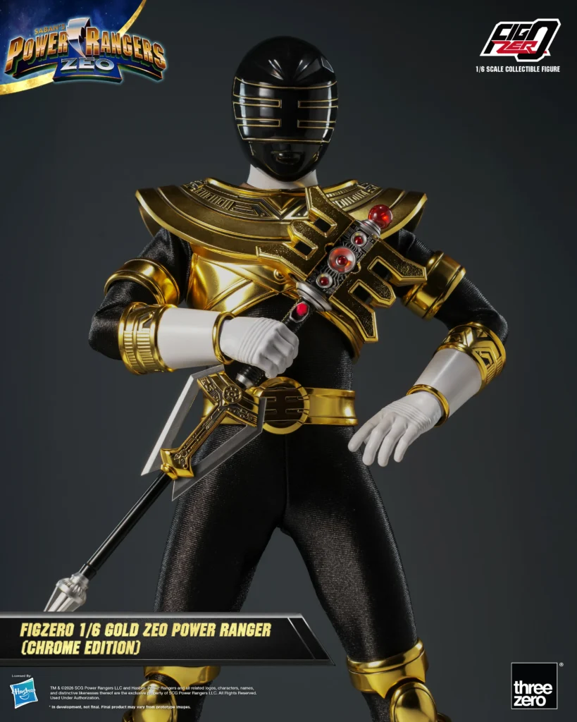 Power Rangers Zeo ganha boneco do Ranger Dourado premium