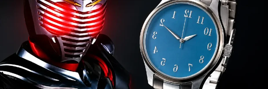 Relógio de Kamen Rider Ryuki que funciona ao contrário retorna ao Japão