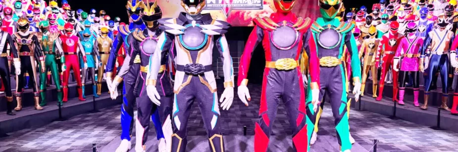 Super Sentai reúne 50 anos e 500 peças em grande exposição em Osaka