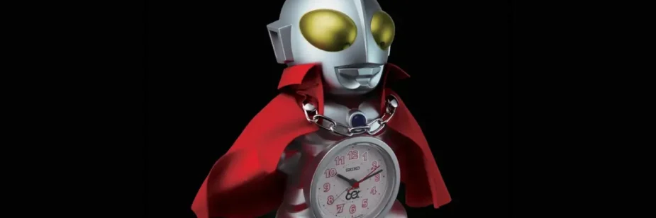 Ultraman ganha relógio que muda de cor durante o alarme
