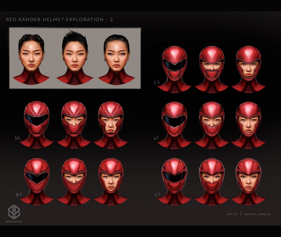 Artista revela imagens de projeto cancelado de Power Rangers