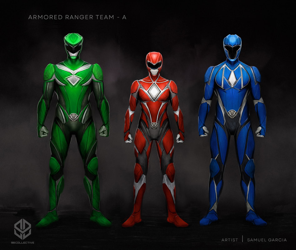Artista revela imagens de projeto cancelado de Power Rangers
