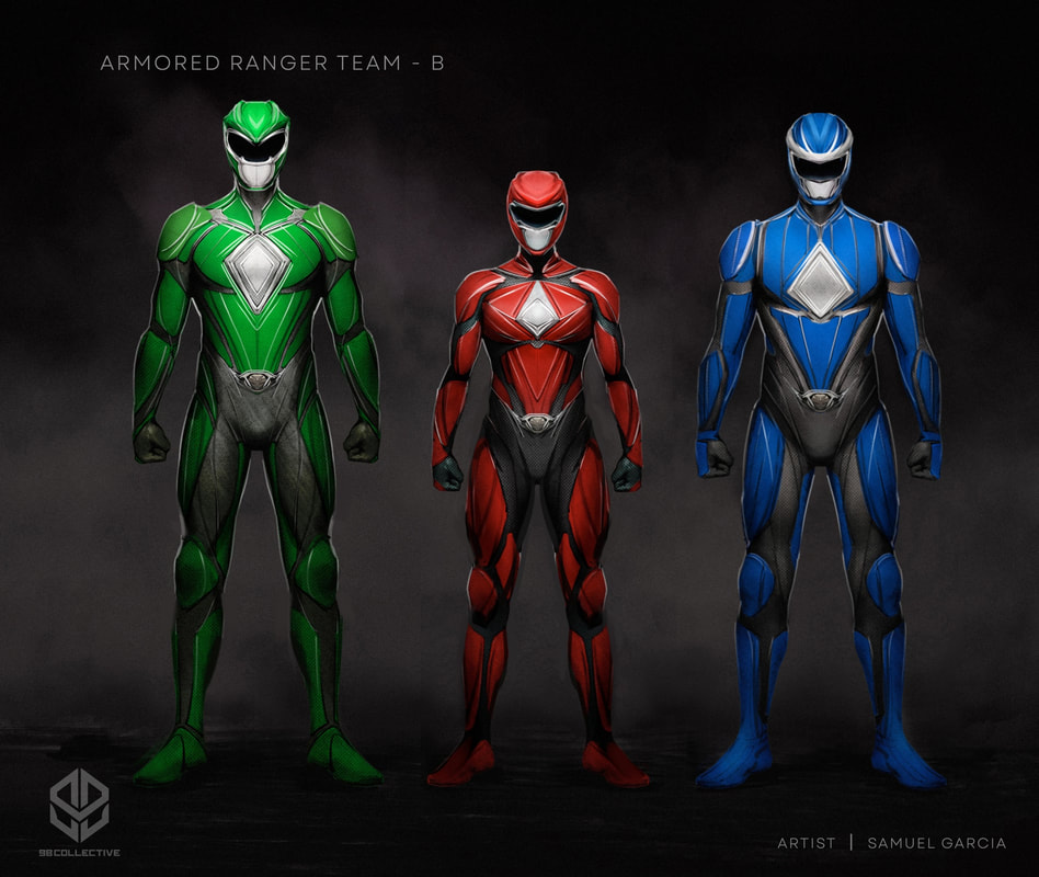 Artista revela imagens de projeto cancelado de Power Rangers