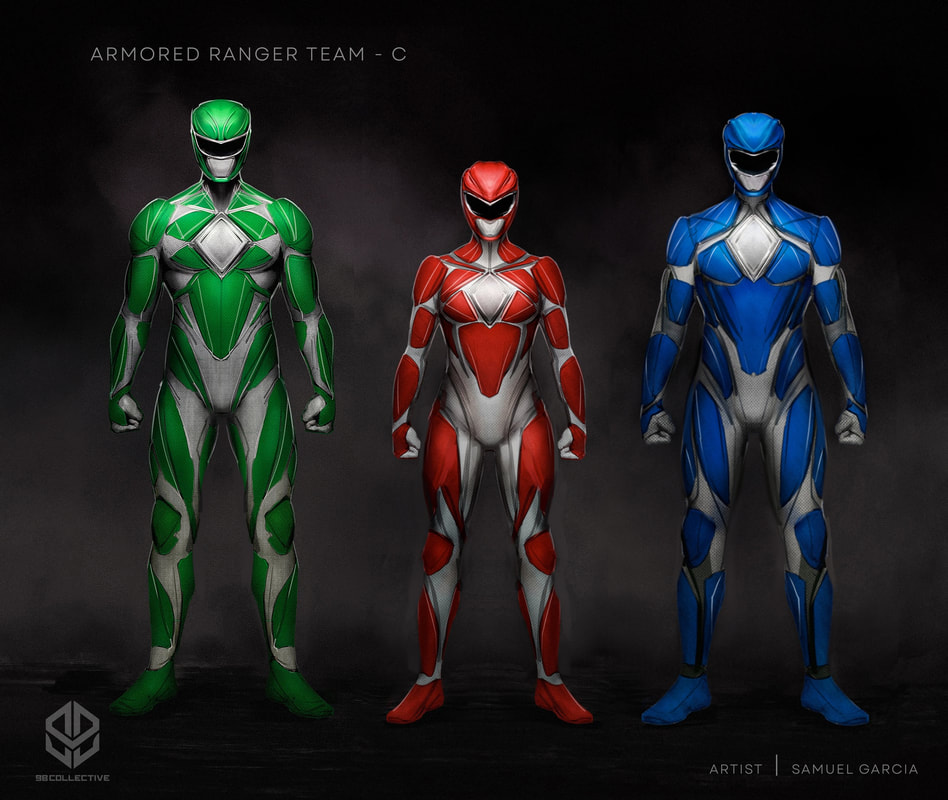 Artista revela imagens de projeto cancelado de Power Rangers