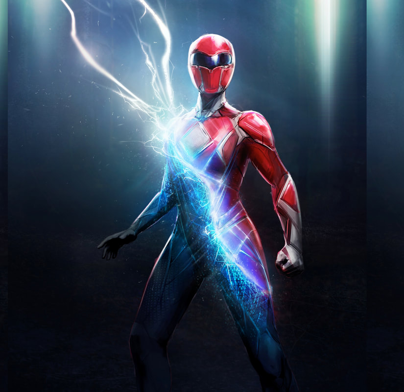 Artista revela imagens de projeto cancelado de Power Rangers