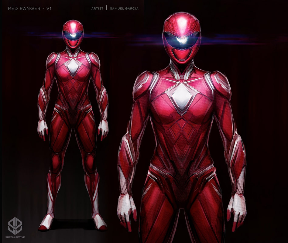 Artista revela imagens de projeto cancelado de Power Rangers