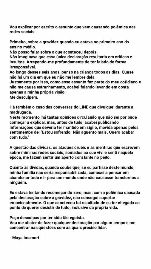 Ex-atriz de Gozyuger quebra silêncio sobre polêmicas e gravidez na adolescência