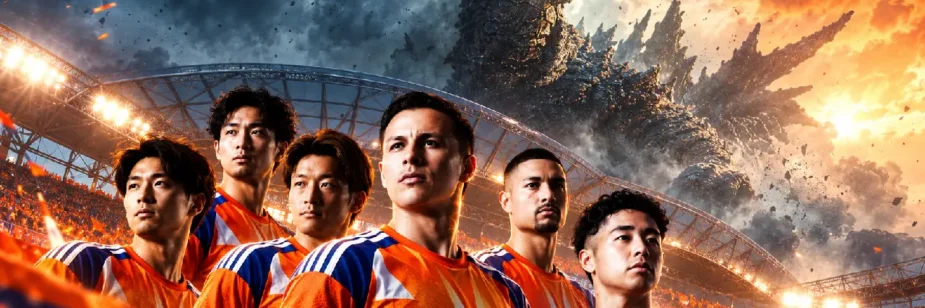 Godzilla Minus Zero terá ação especial em jogo de futebol no Japão