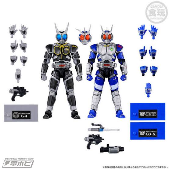 Kamen Rider G4 e G3 Mild retornam em novos bonecos colecionáveis