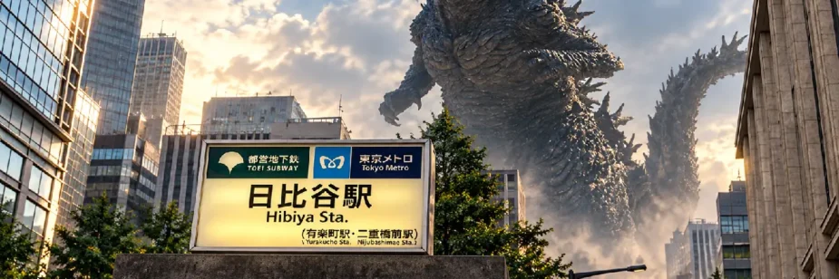 Metrô de Tóquio trocará sinal de partida pelo tema de Godzilla