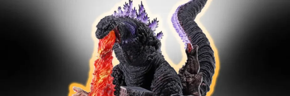 Shin Godzilla ganha diorama com cauda gigante e três formas